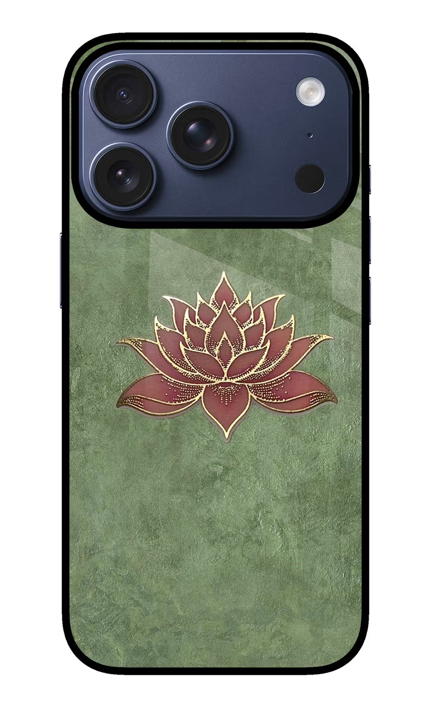 Lotus Grace iPhone 17 Pro Back Cover, Metal case