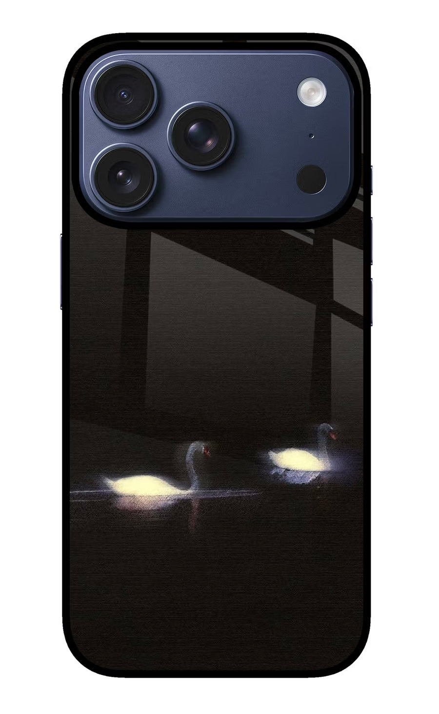 Silent Swans iPhone 17 Pro Back Cover, Metal case