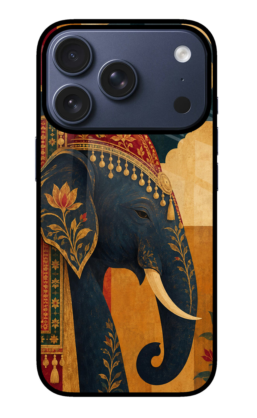 Royal Elephant iPhone 17 Pro Back Cover, Metal case