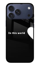 This World iPhone 17 Pro Max Metal Case Back Cover by Casekaro