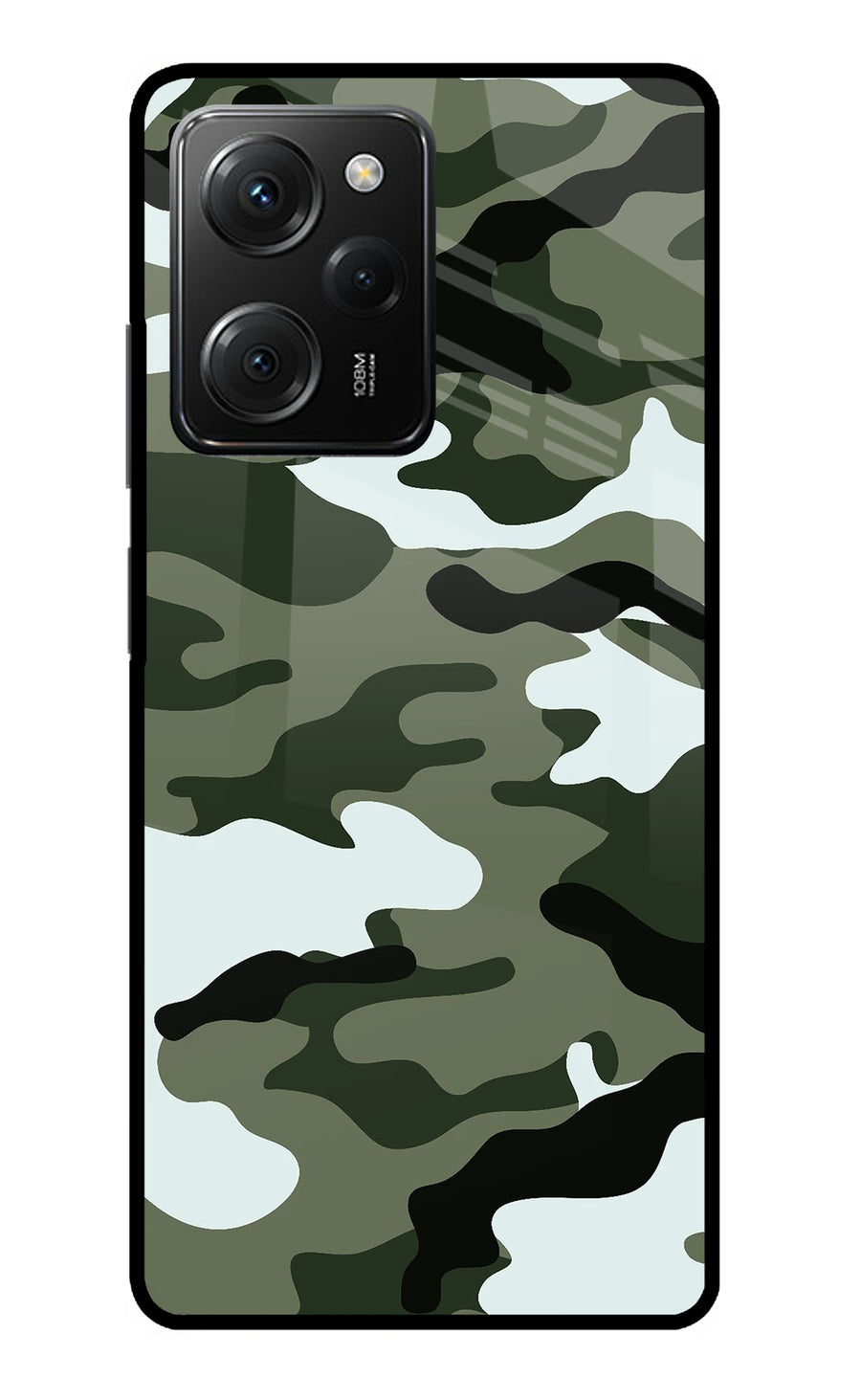 Camouflage Poco X5 Pro 5G Back Cover, Metal case