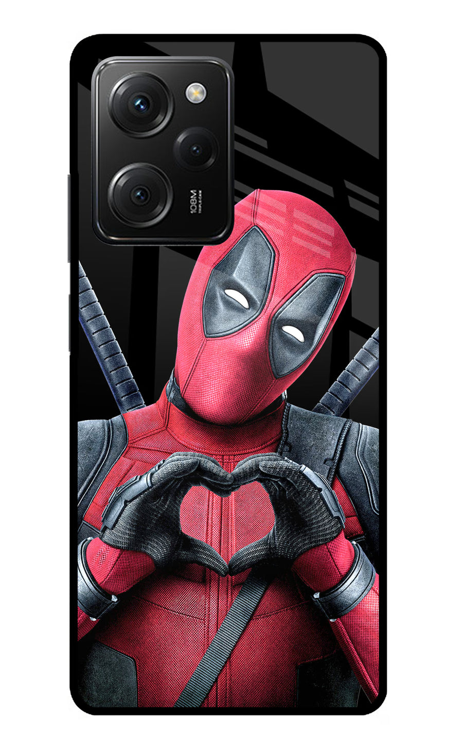 Deadpool Poco X5 Pro 5G Back Cover, Metal case
