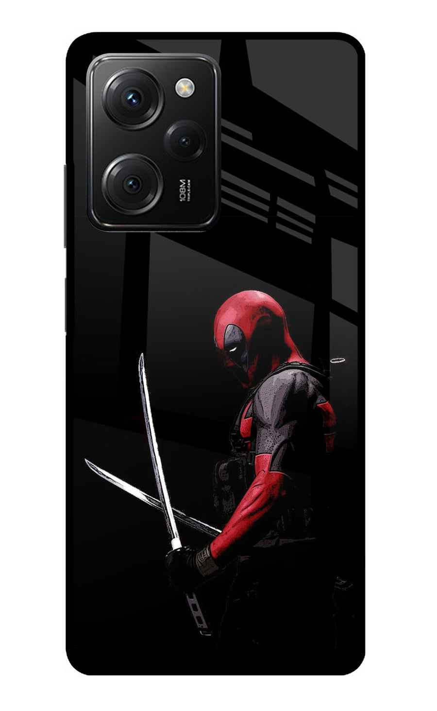 Deadpool Poco X5 Pro 5G Back Cover, Metal case