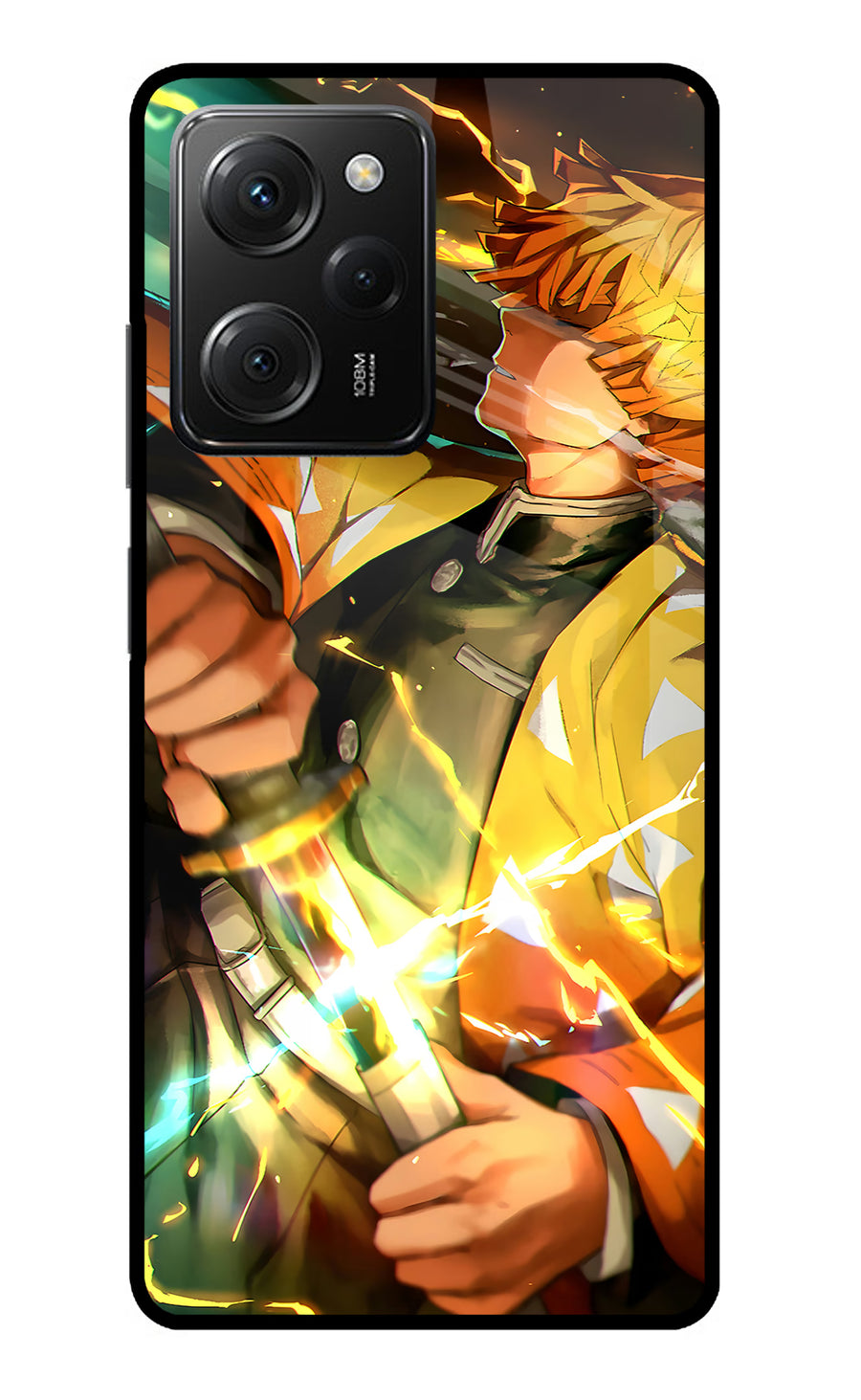 Demon Slayer Poco X5 Pro 5G Back Cover, Metal case