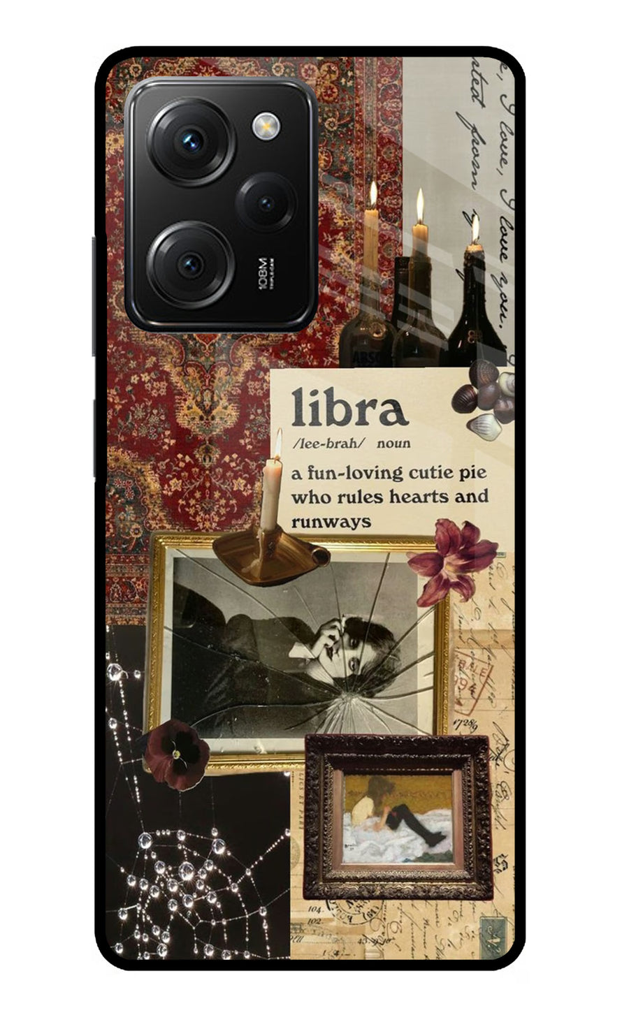 Libra Zodiac Poco X5 Pro 5G Back Cover, Metal case