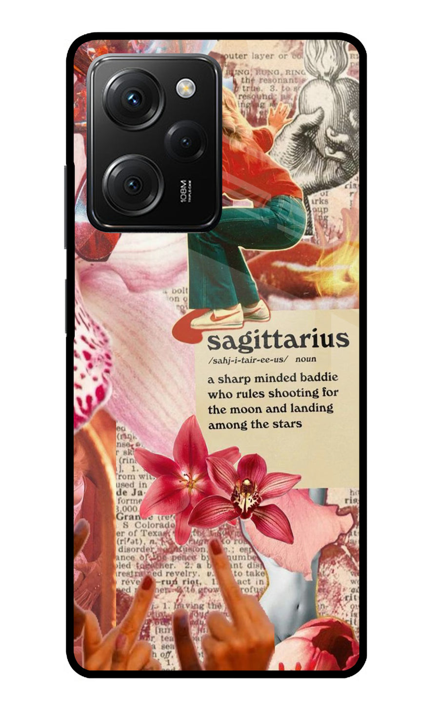 Sagittarius Zodiac Poco X5 Pro 5G Back Cover, Metal case