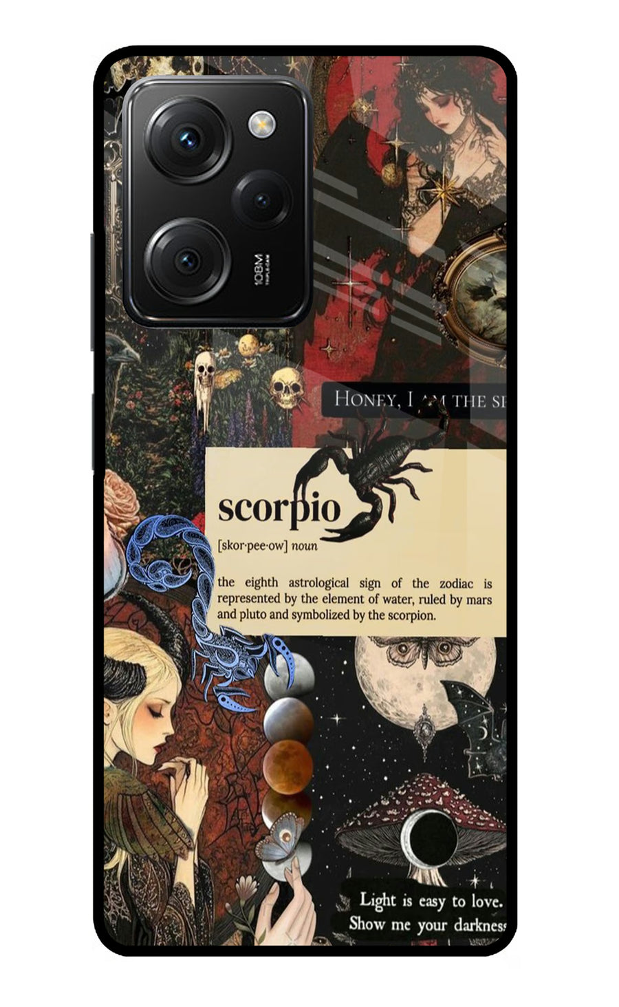 Scorpio Zodiac Poco X5 Pro 5G Back Cover, Metal case