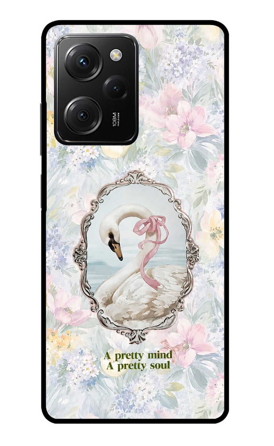 Pretty Mind Pretty Soul Poco X5 Pro 5G Back Cover, Metal case