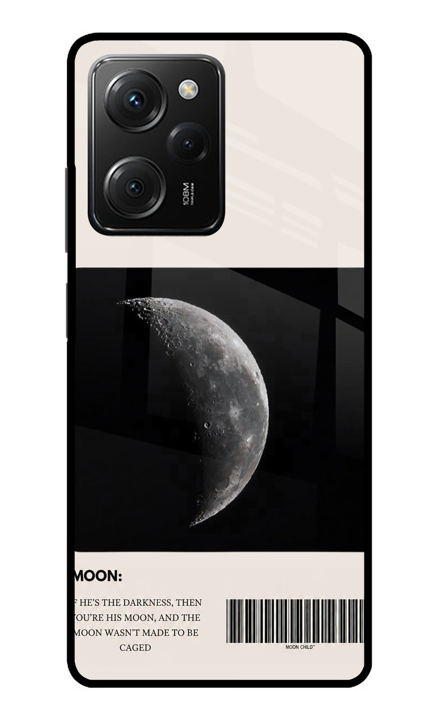 Moon Phase Poco X5 Pro 5G Back Cover, Metal case