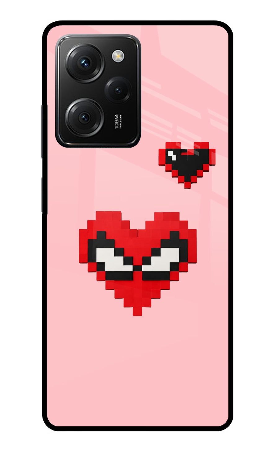 Gwen Heart Poco X5 Pro 5G Back Cover, Metal case