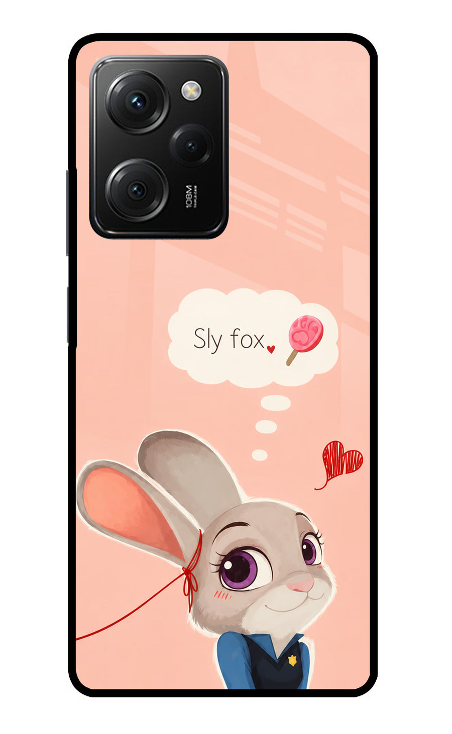 Judy Charm Poco X5 Pro 5G Back Cover, Metal case
