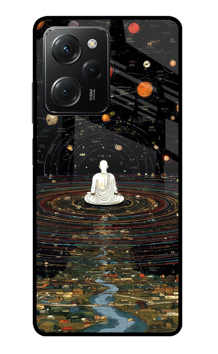Space Monk Poco X5 Pro 5G Back Cover, Metal case