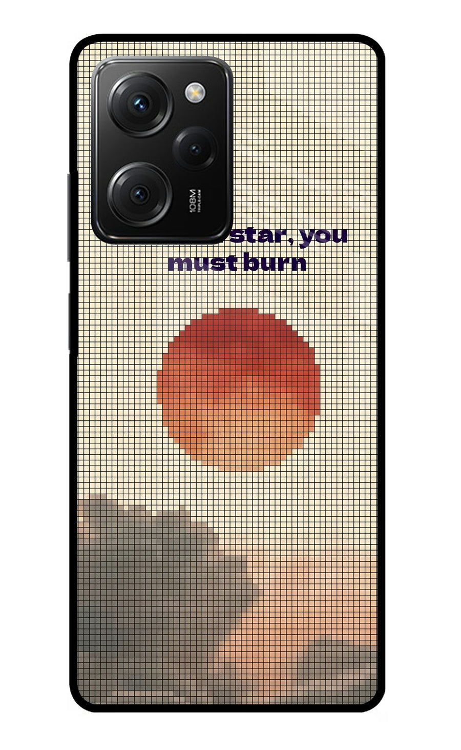 Pixel Sun Poco X5 Pro 5G Back Cover, Metal case