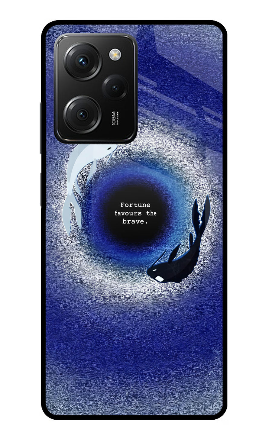 Dark Koi Poco X5 Pro 5G Back Cover, Metal case