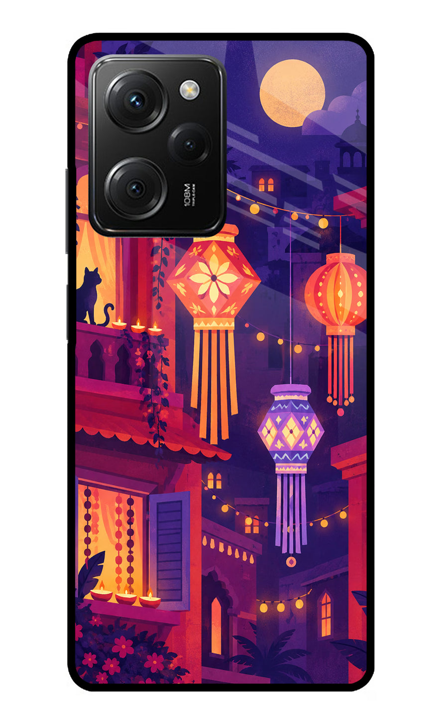 Lantern Lane Poco X5 Pro 5G Back Cover, Metal case
