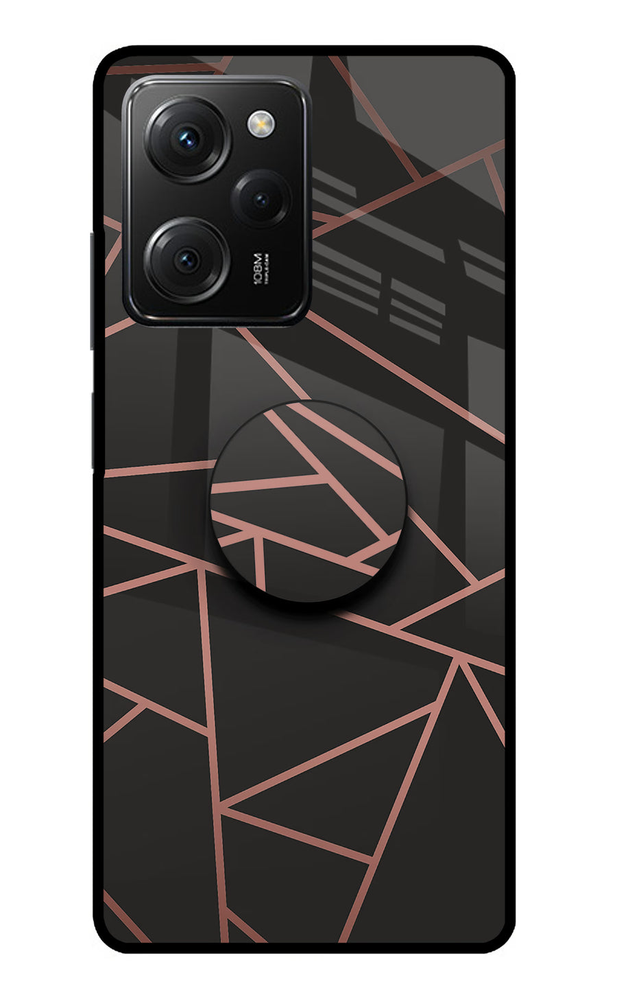 Geometric Pattern Poco X5 Pro 5G Pop Case, Metal case