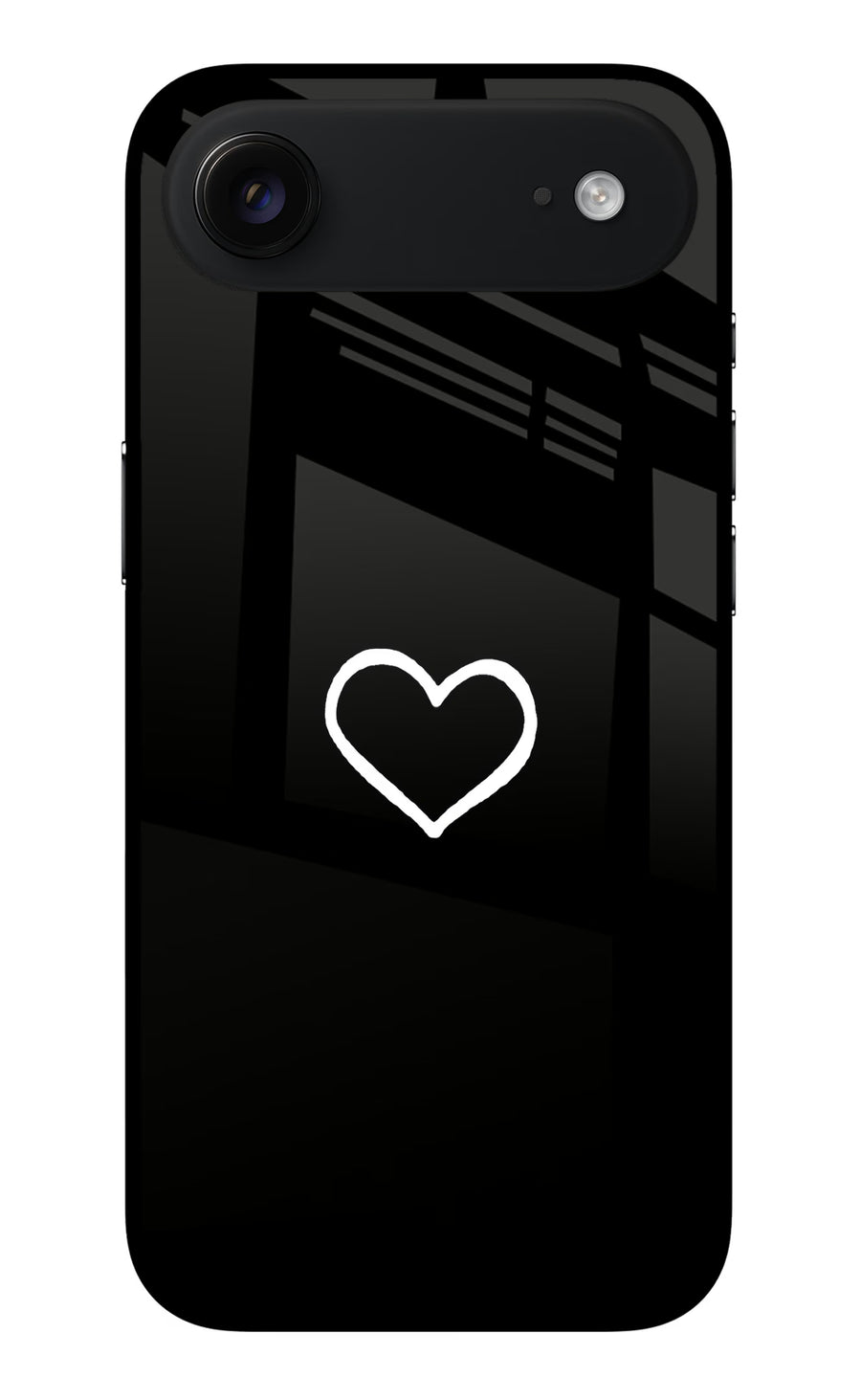 Heart iPhone Air Back Cover, Metal case