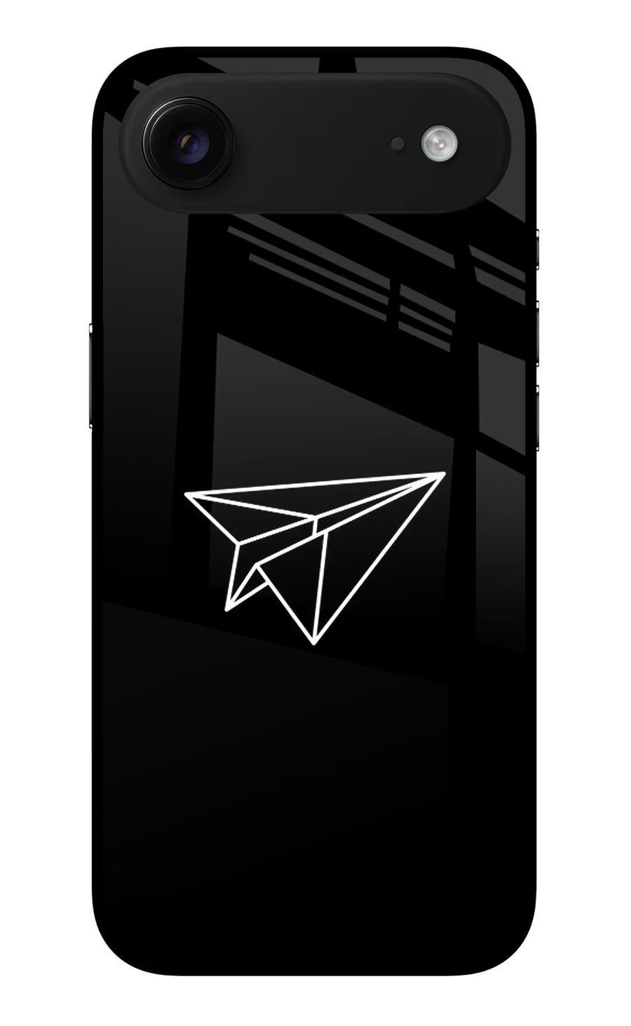 Paper Plane White iPhone Air Back Cover, Metal case