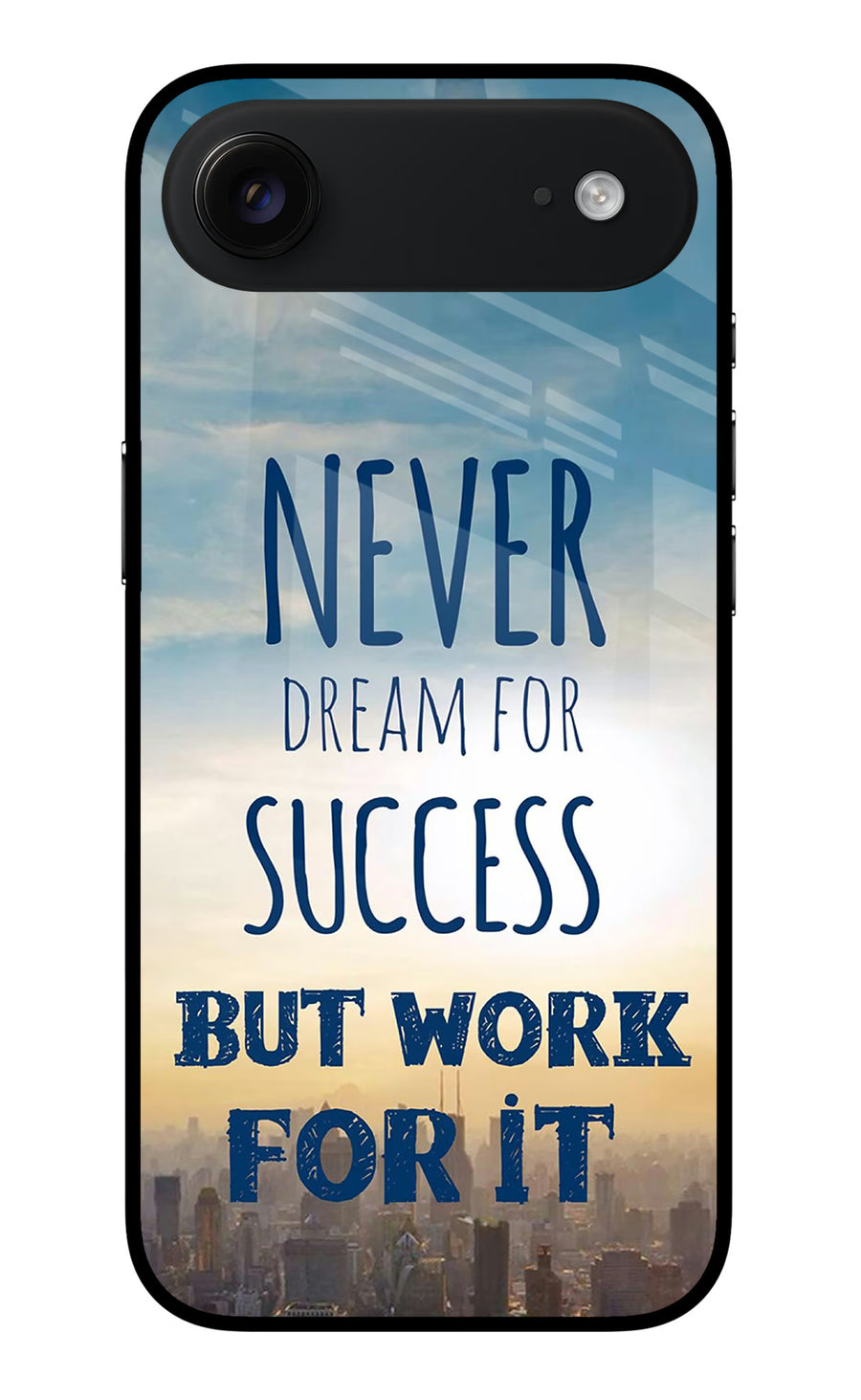 Never Dream For Success But Work For It iPhone Air Back Cover, Metal case