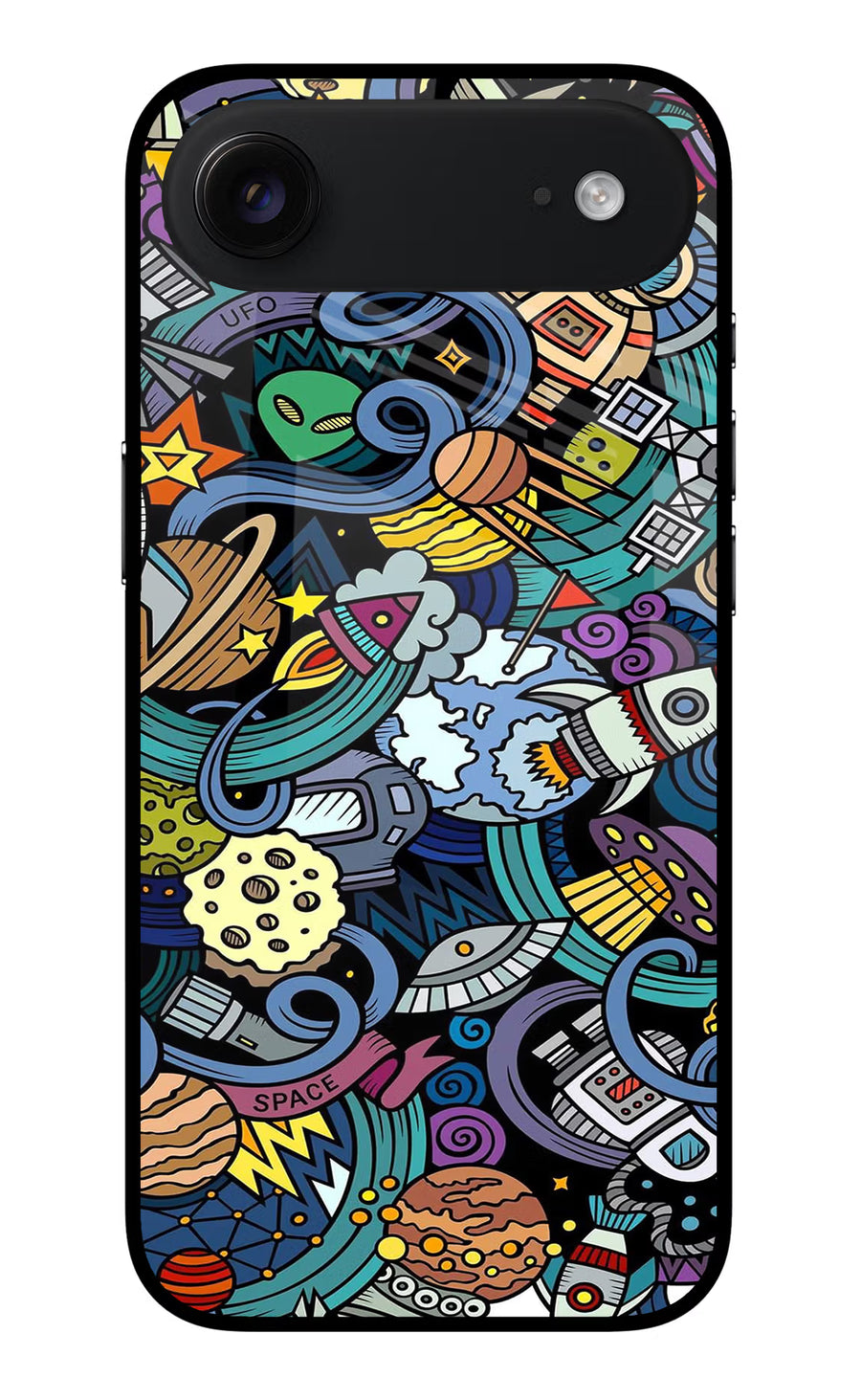 Space Abstract iPhone Air Back Cover, Metal case