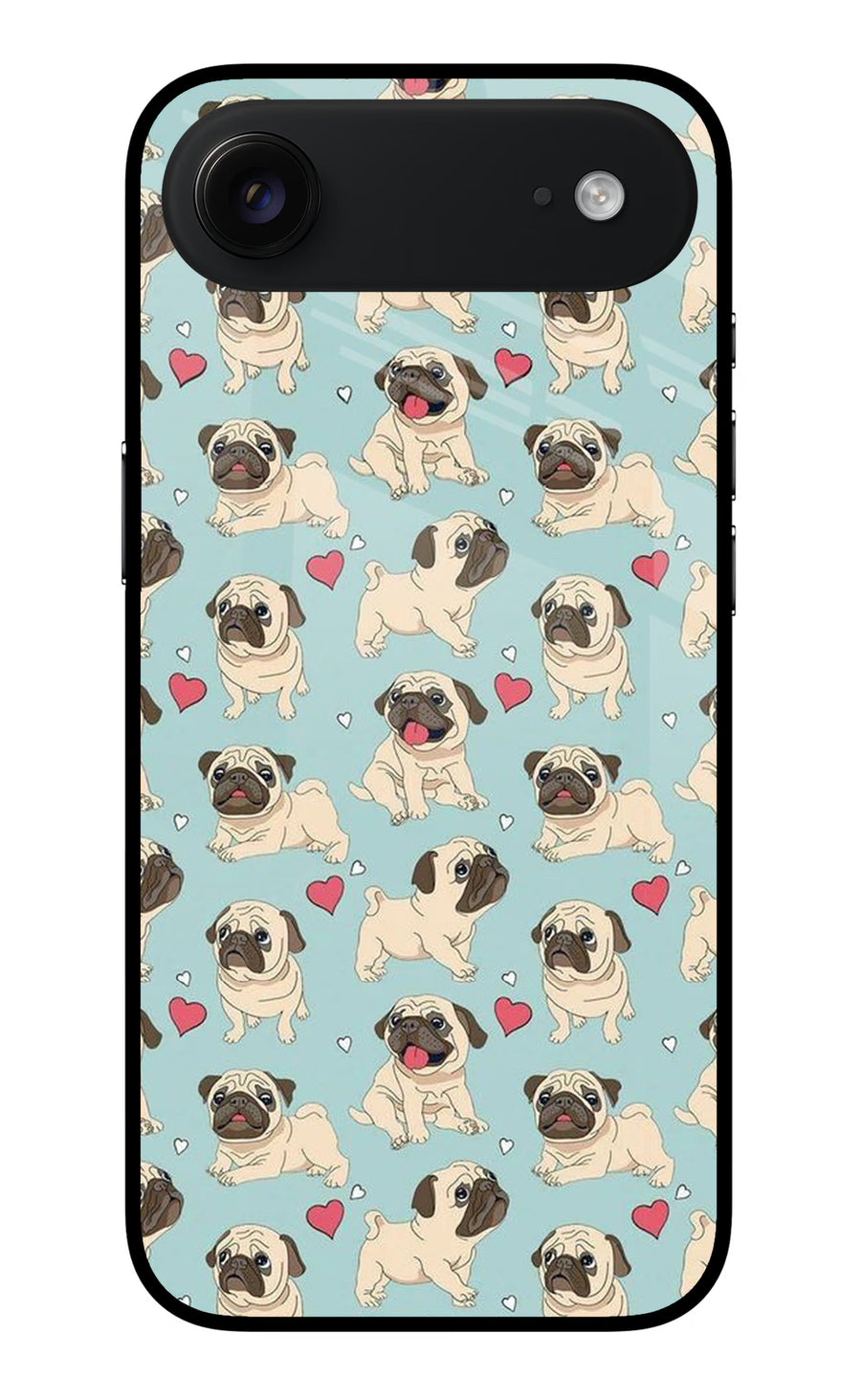Pug Dog iPhone Air Back Cover, Metal case