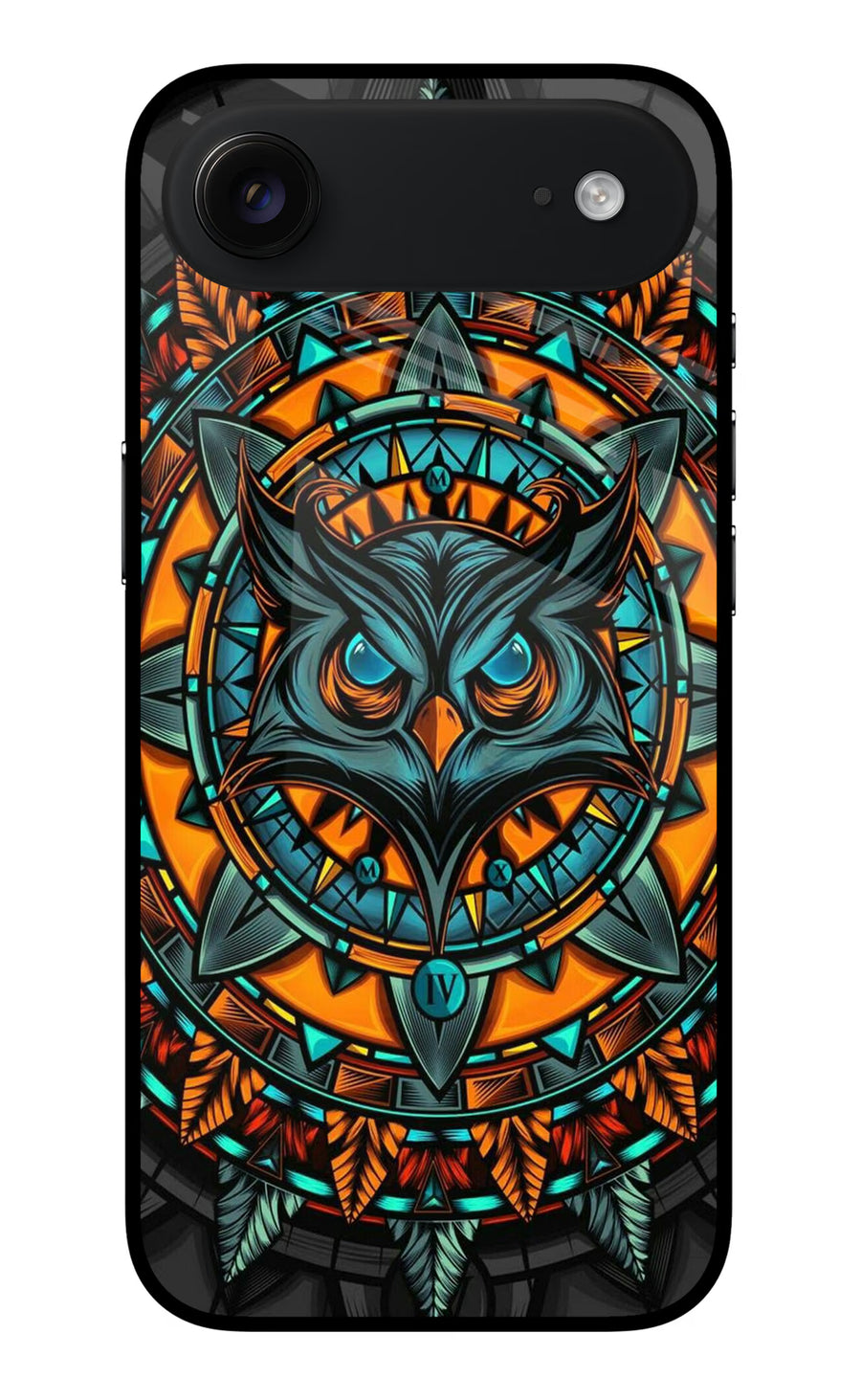 Angry Owl Art iPhone Air Back Cover, Metal case