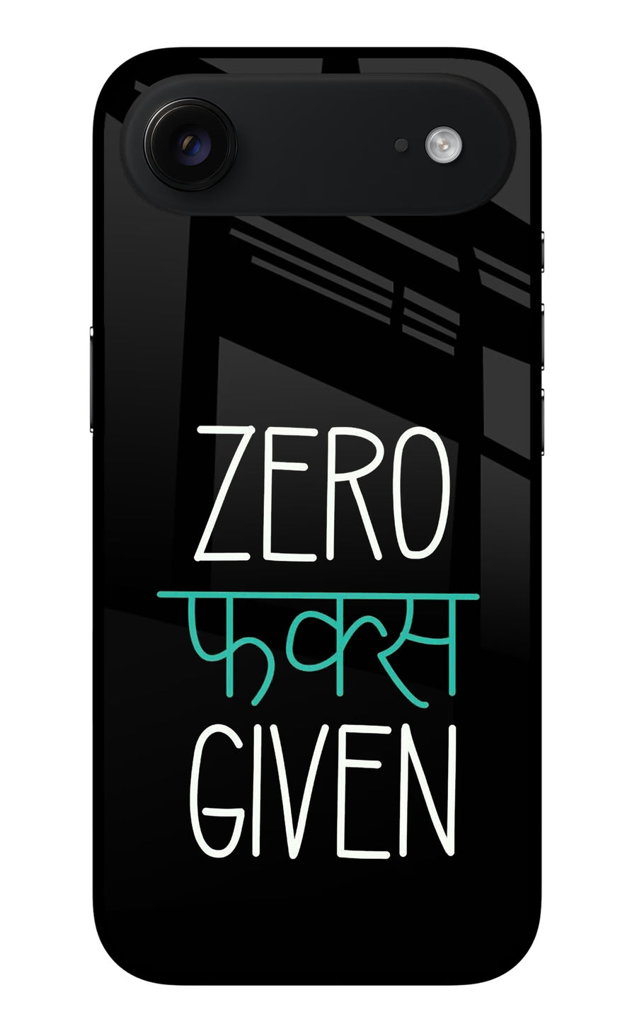 Zero Fucks Given iPhone Air Back Cover, Metal case