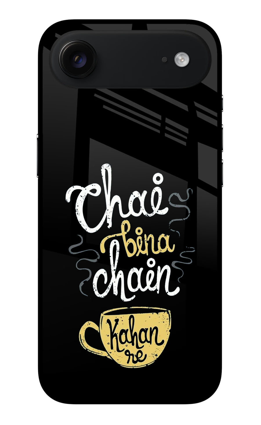 Chai Bina Chain Kaha Re iPhone Air Back Cover, Metal case