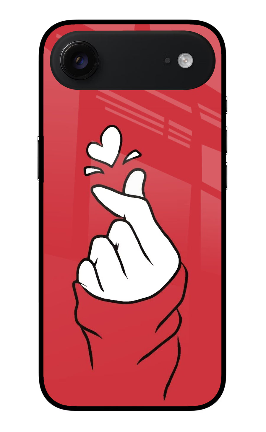 Korean Love Sign iPhone Air Back Cover, Metal case