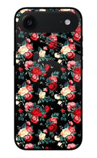 Rose Pattern iPhone Air Metal Case Back Cover by Casekaro