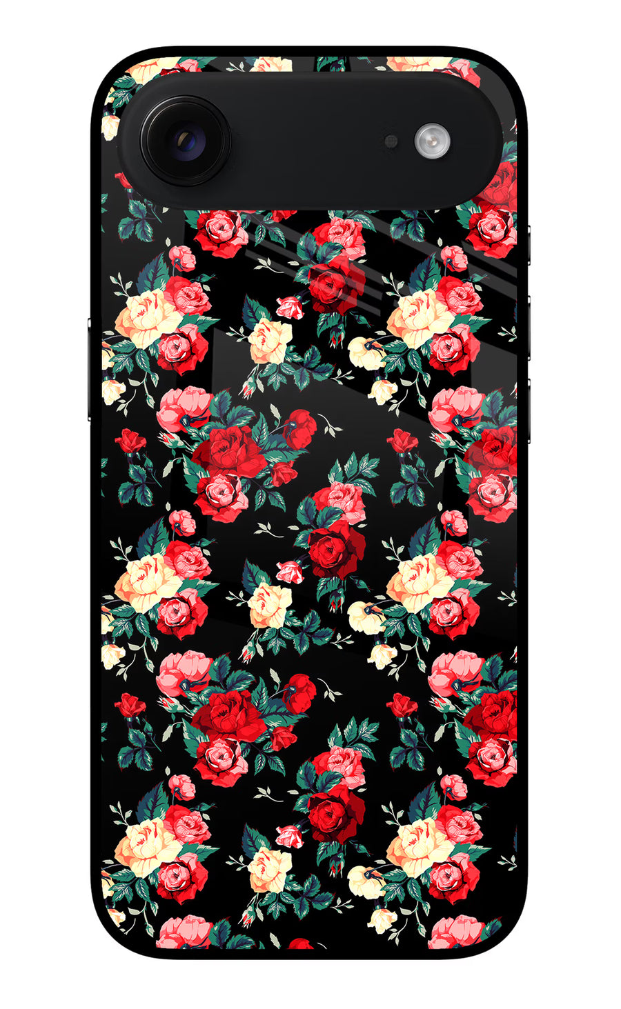 Rose Pattern iPhone Air Back Cover, Metal case