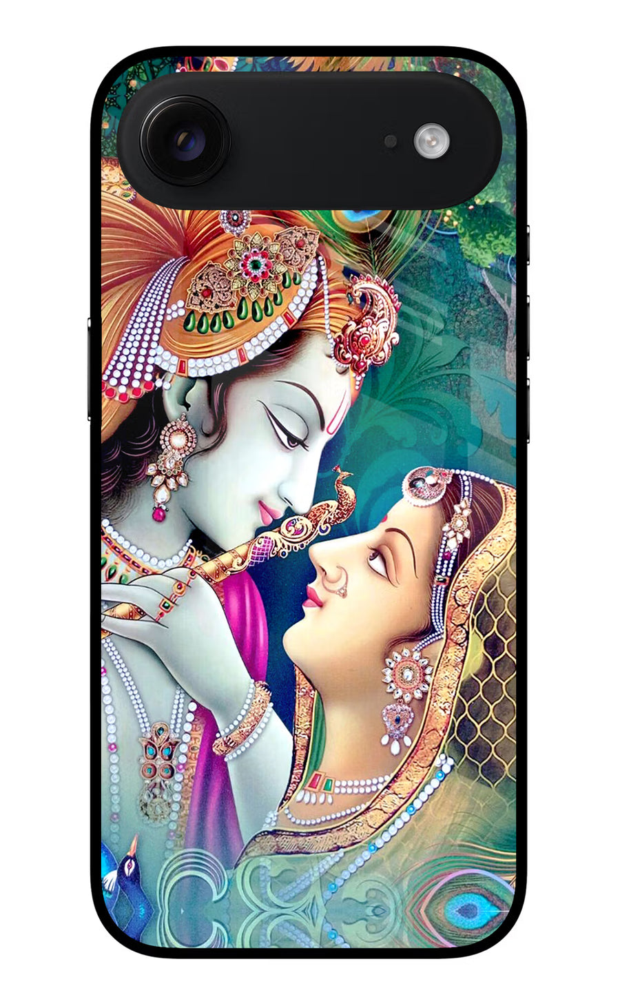 Lord Radha Krishna iPhone Air Back Cover, Metal case