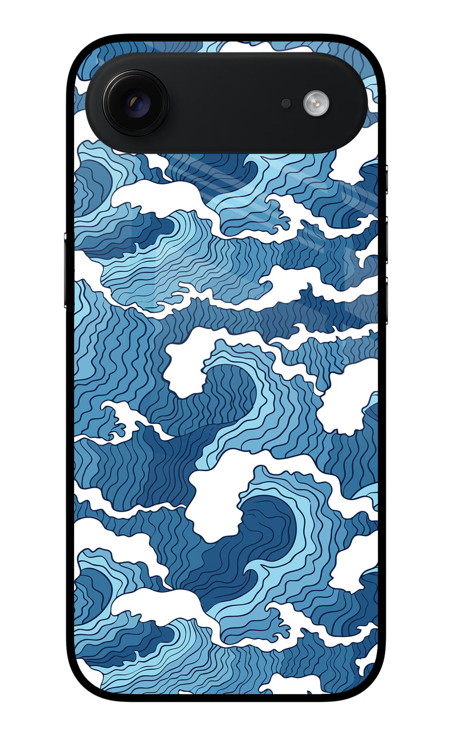 Blue Waves iPhone Air Back Cover, Metal case