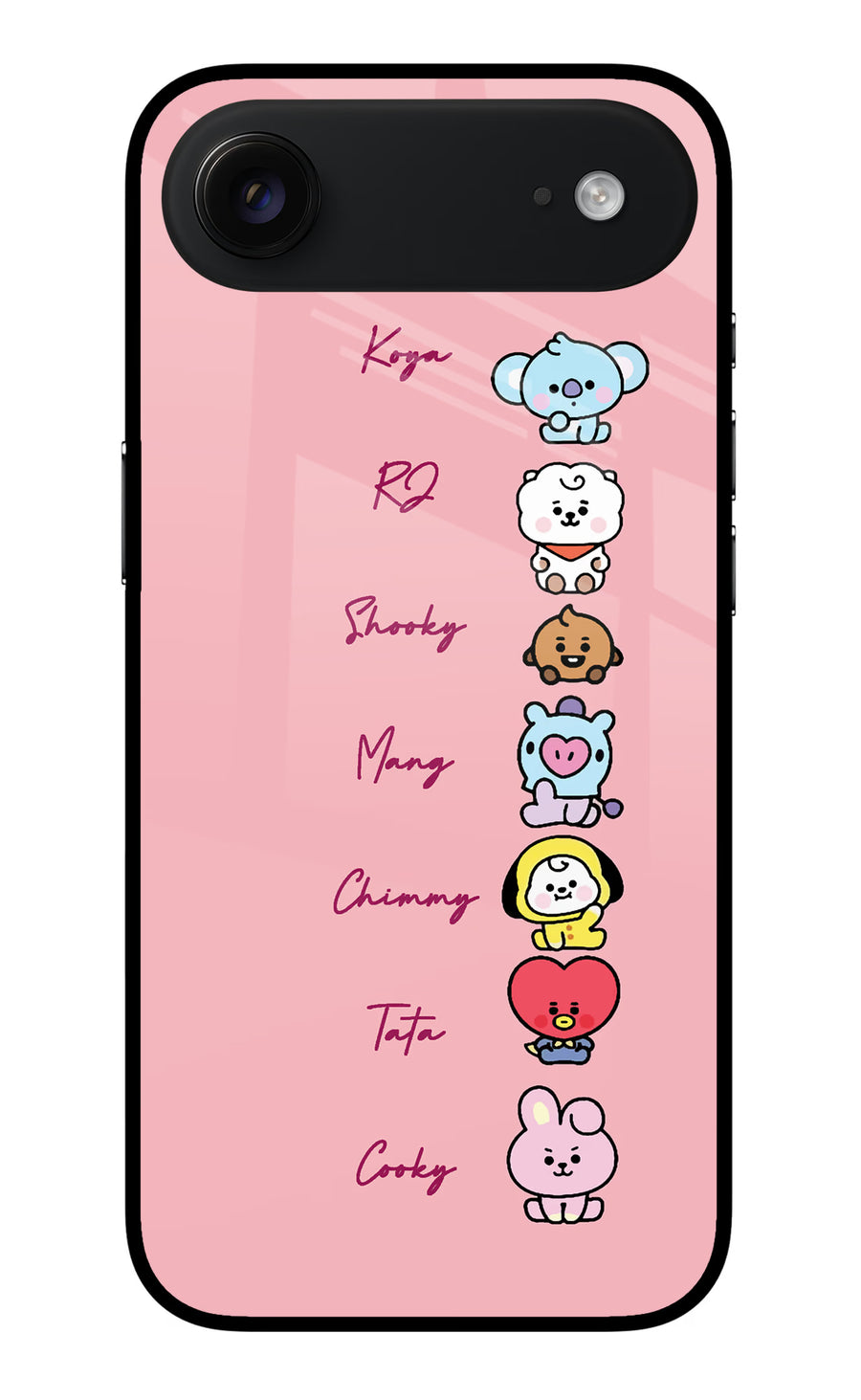 BTS names iPhone Air Back Cover, Metal case