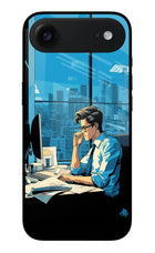 Focused Hustler (AI Generated) iPhone Air Metal Case Back Cover by Casekaro