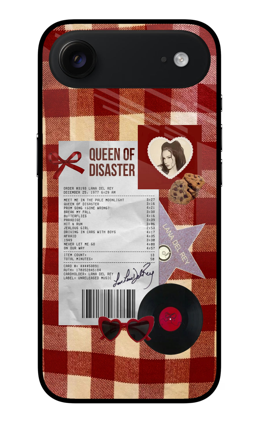 Queen of Disaster iPhone Air Back Cover, Metal case