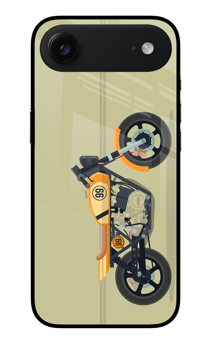 Vertical Speedster iPhone Air Back Cover, Metal case