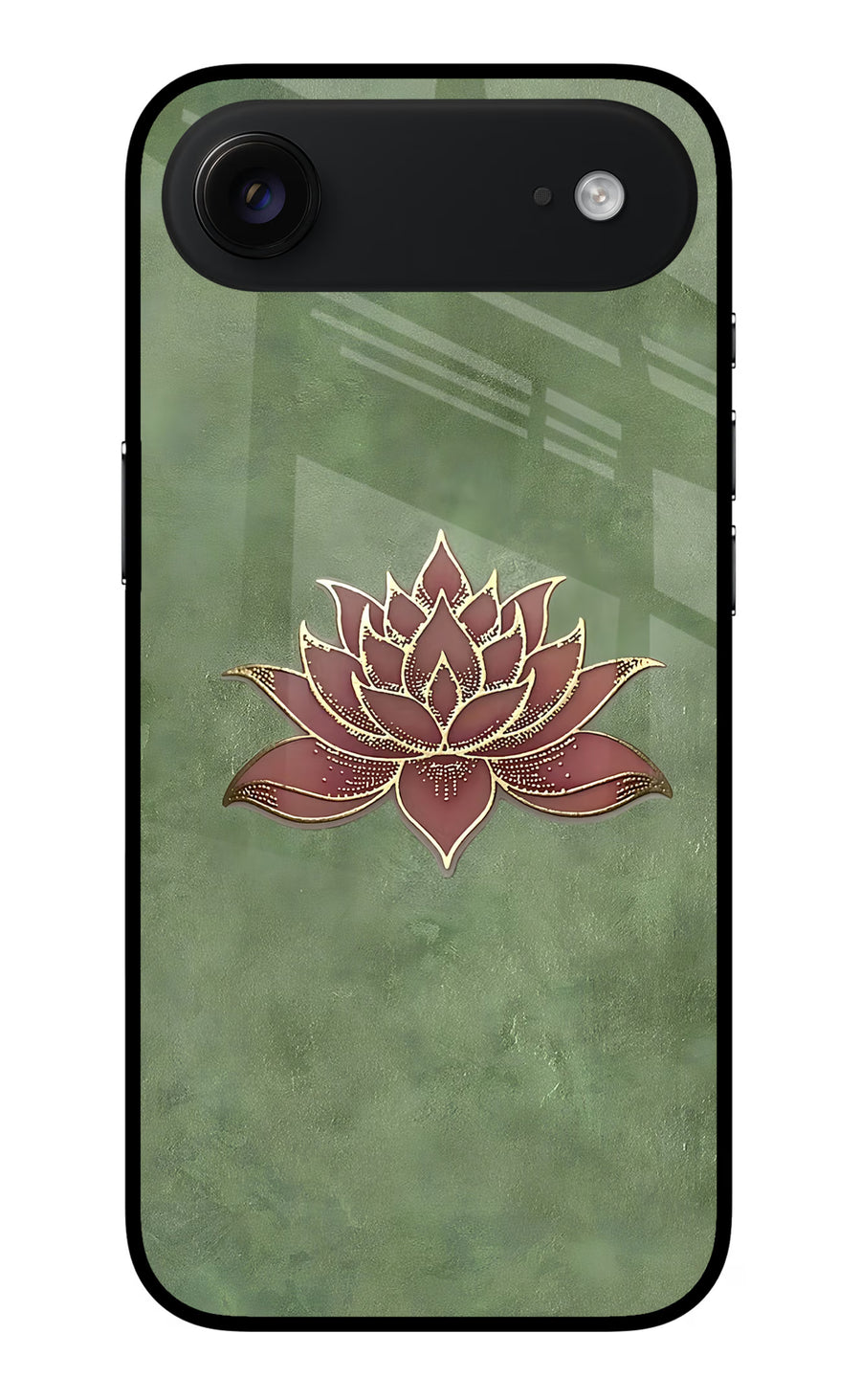 Lotus Grace iPhone Air Back Cover, Metal case