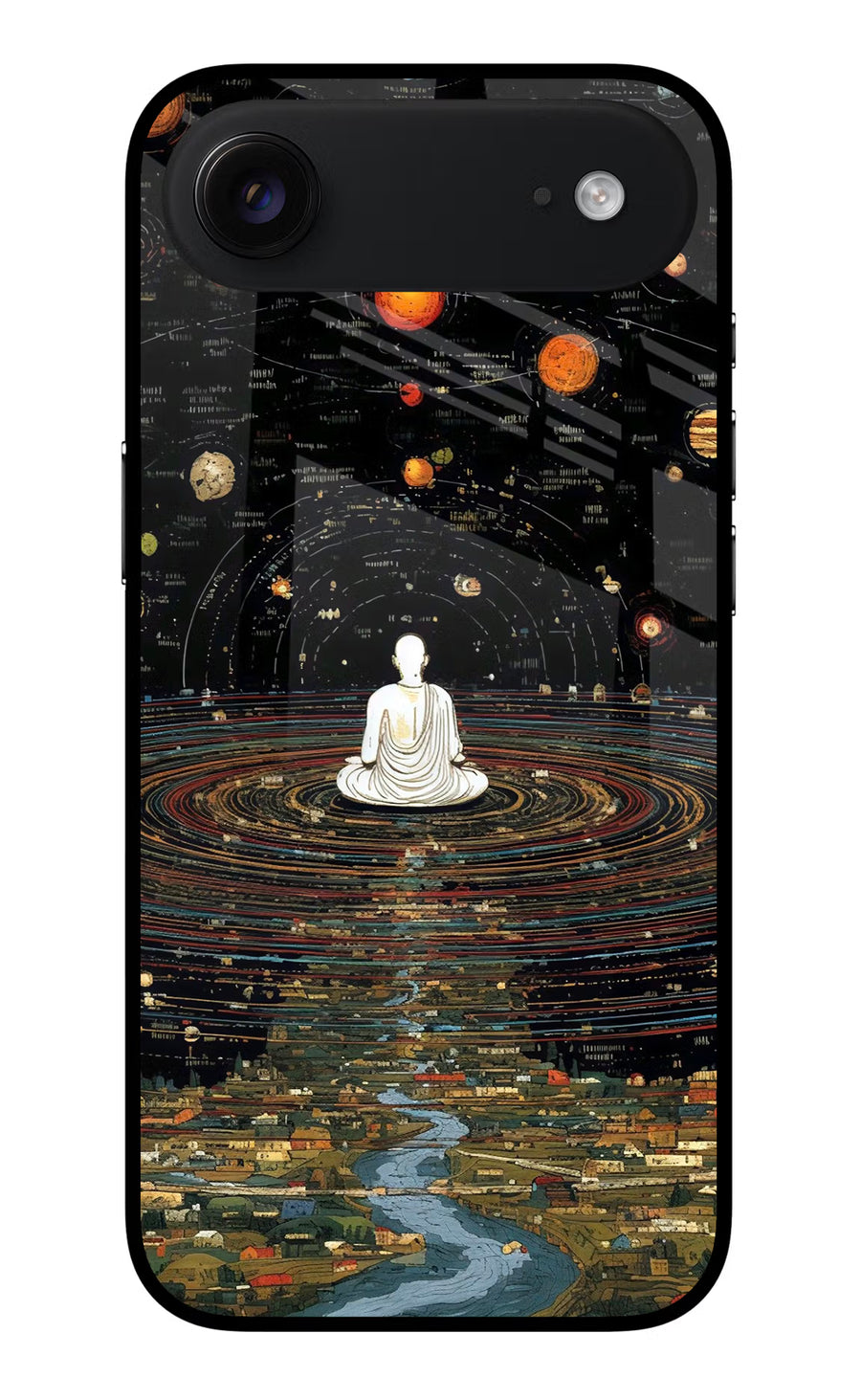 Space Monk iPhone Air Back Cover, Metal case
