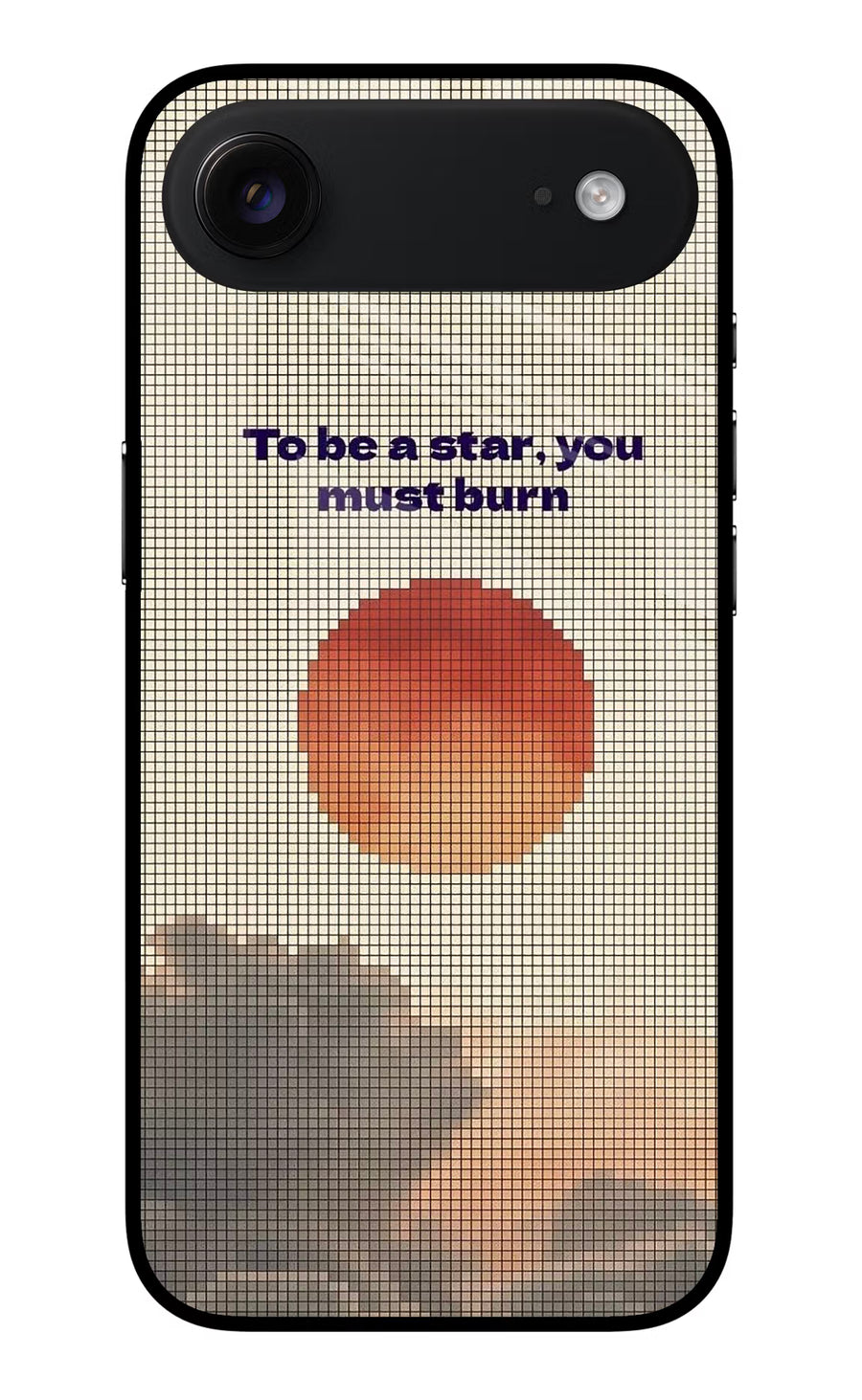 Pixel Sun iPhone Air Back Cover, Metal case