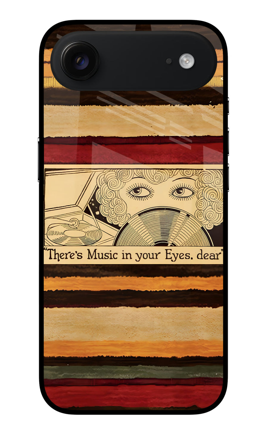 Vinyl Stripes iPhone Air Back Cover, Metal case