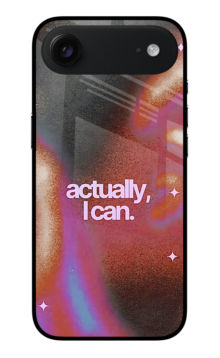 Pink Aura iPhone Air Back Cover, Metal case