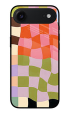 Wavy Grid iPhone Air Metal Case Back Cover by Casekaro