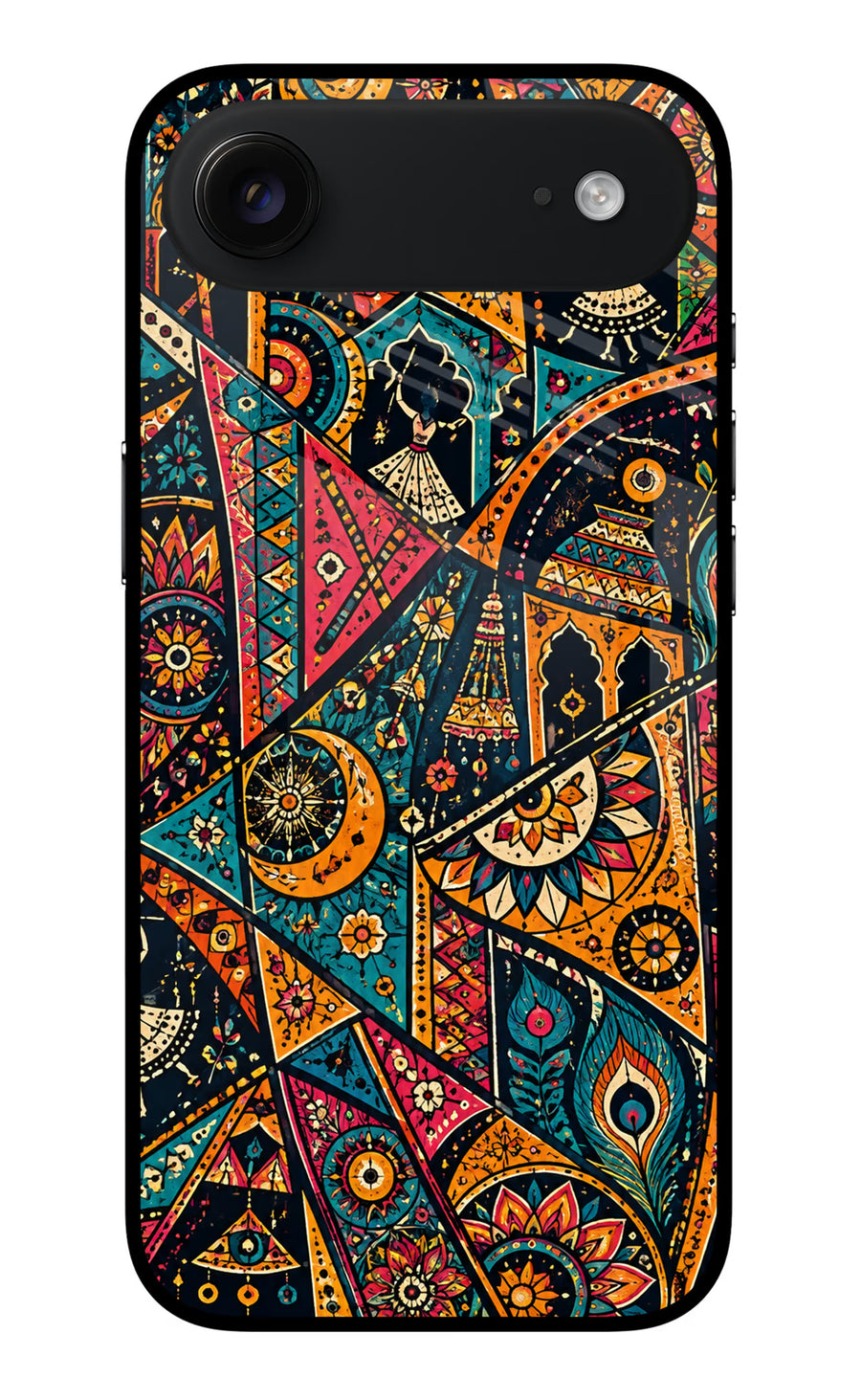 Folk Print iPhone Air Back Cover, Metal case