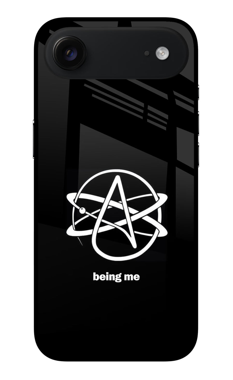 Atheist Symbol iPhone Air Back Cover, Metal case