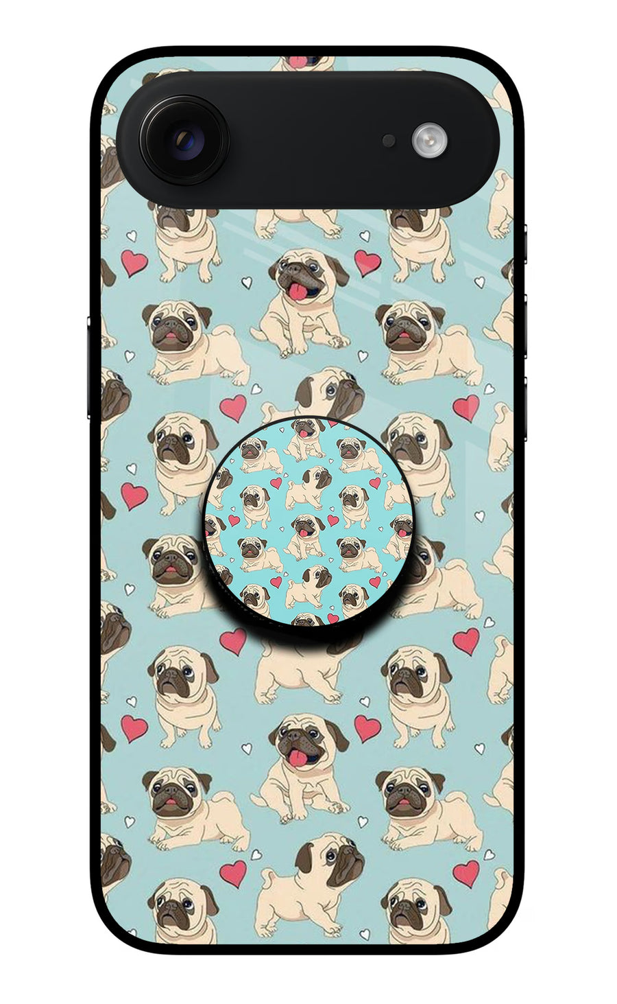 Pug Dog iPhone Air Pop Case, Metal case