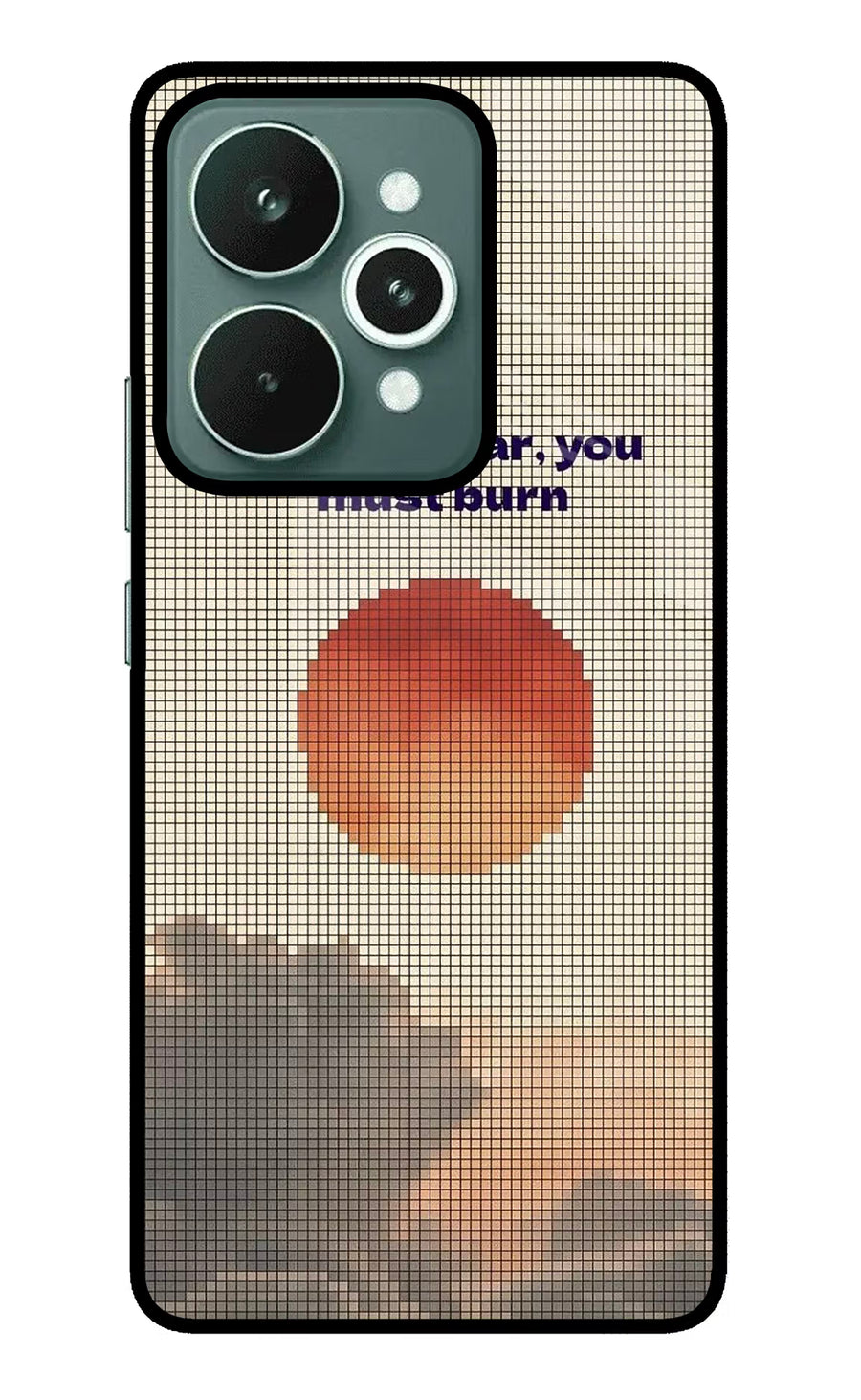 Pixel Sun Realme 15 Back Cover, Metal case