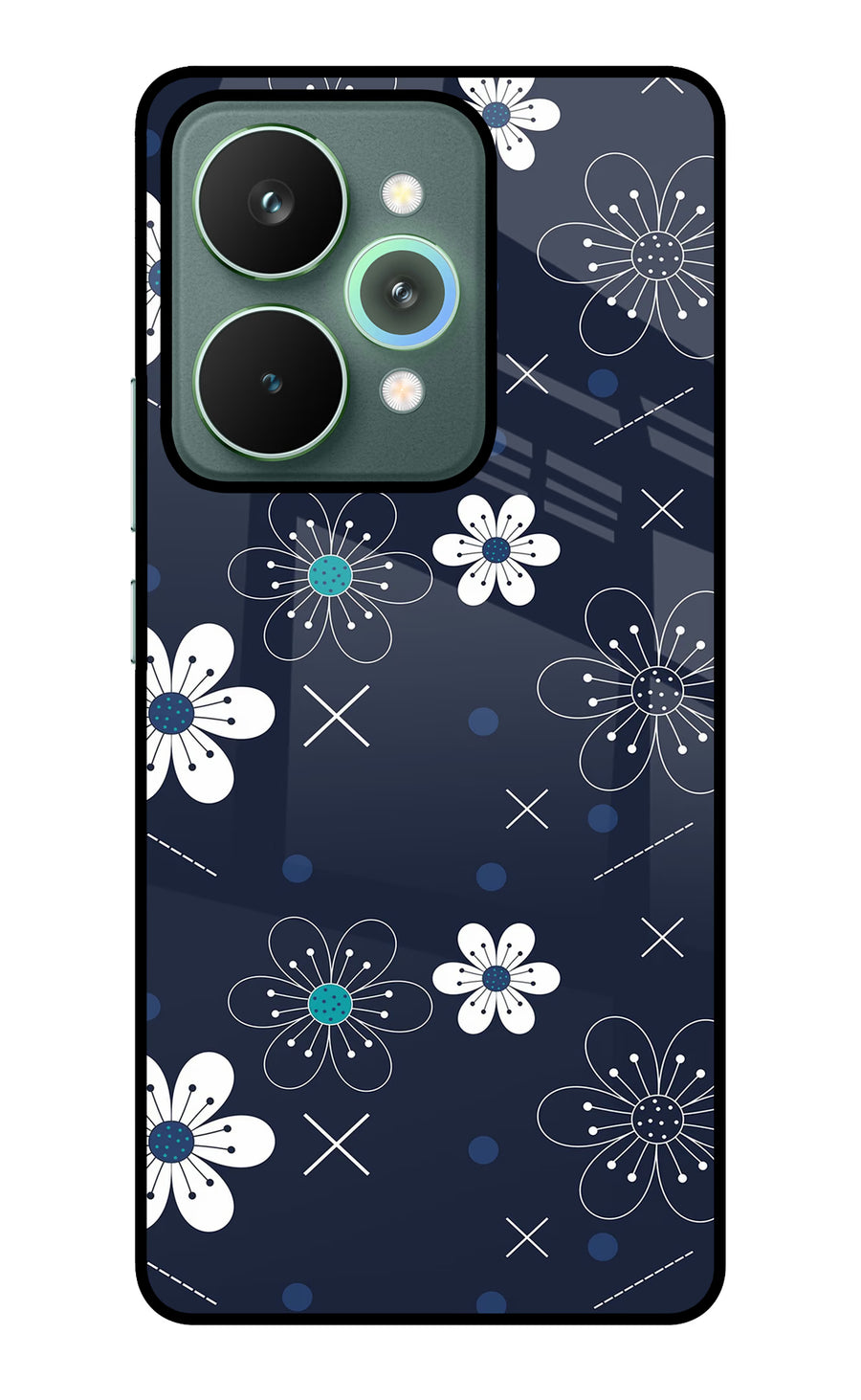 Flowers Realme 15 Pro Back Cover, Metal case
