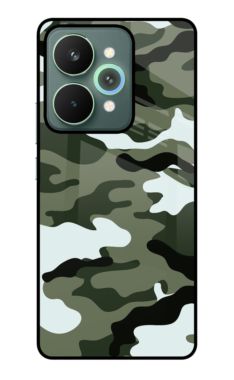 Camouflage Realme 15 Pro Back Cover, Metal case