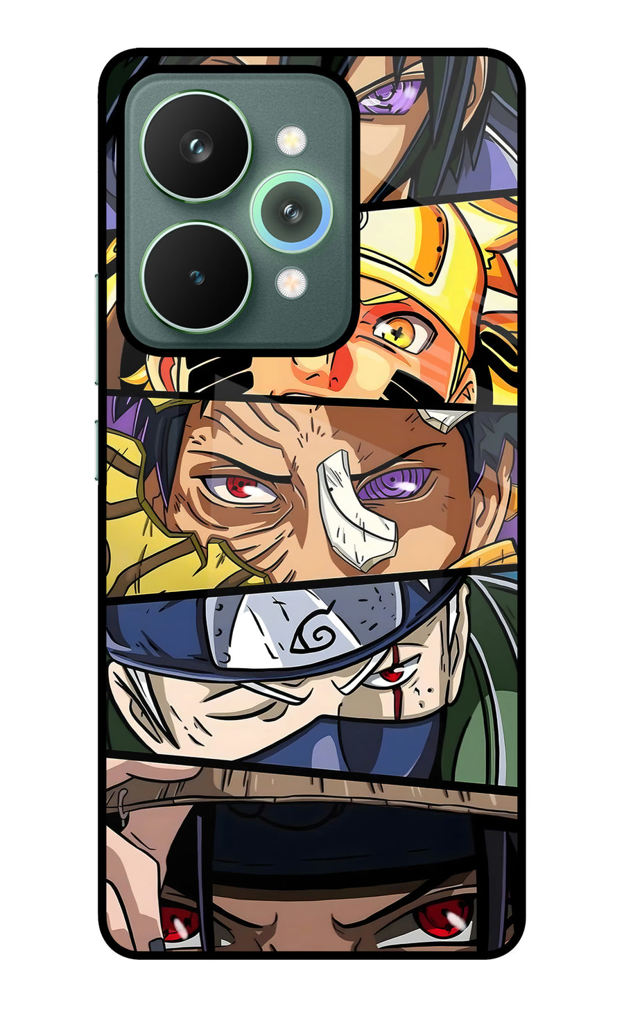 Naruto Character Realme 15 Pro Back Cover, Metal case
